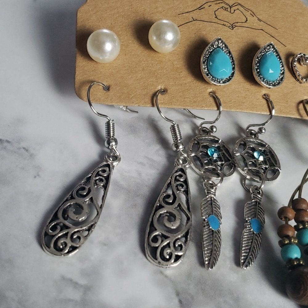 Turquise Earring Set‎ - Picture 2 of 3